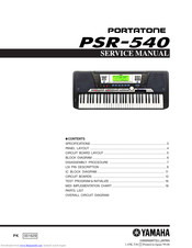 yamaha psr 540 keyboard manual